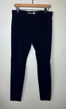 Betabrand Straight-Leg Two-Pocket Dress Pant Yoga Pants Navy Size‎ Medium Long