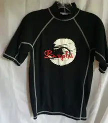 B. Split S Black Surf Shirt
