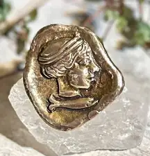 Vintage Sterling SilverGreek Roman Pin Pendant