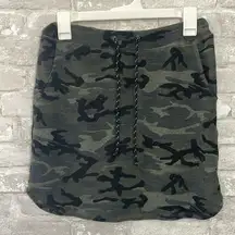 Sundry Camo Mini Skirt