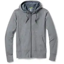 Brooks Soft Event Zip-Up Hoodie Slate Blue Grey Small