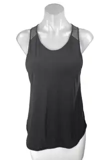 Lululemon Women's Black Sleeveless Mesh Yoga Workout Athletic Tank Top Size 6