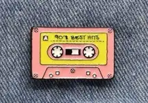 Cassette tape pin