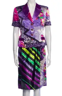 Vintage  Gianni Versace top skirt set