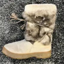 🤎LL BEAN FAUX FUR SHERPA LINED WINTER BOOTS SIZE 7🤎