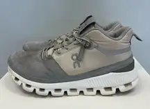 On Cloud Hi In Glacier /Grey Size 8.5 Running Sneakers Womens