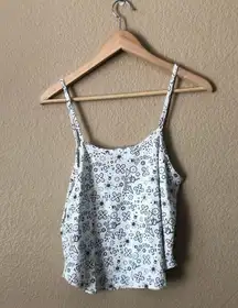 NWT LNA swing printed Cami top grey bandana