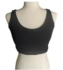 NWOT-AMAZON-BLACK SPORTS BRA WITH PADDING-SIZE XL Brand new without tags Bust measures 18-21 armpit to armpit 