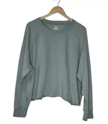 Aerie Cropped Long Sleeve Sweater