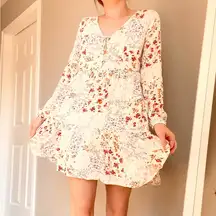 American Eagle Floral Tiered Babydoll Dress