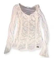 Sean John ruched blouse