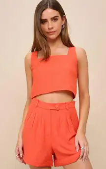 NWT Matching Set Crop Top And Shorts
