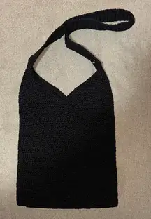 The Sak Black Crochet Crossbody Bag