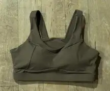 Running Girl Sports Bra Size Medium Army Green