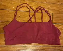 Gap | Red GAPFit Low Impact Strapy Shelf Sports Bra Size XL