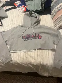 Atlanta Braves Cropped Hoodie