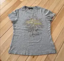 Vintage Y2K Planet Hollywood Orlando Gray Graphic Tee