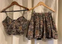 American Eagle outfitters 2 Piece Skirt Set Size Small‎