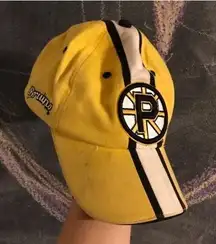 VINTAGE PAWTUCKET BRUINS YELLOW AND BLACK BASEBALL CAP HAT 🧢