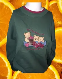 Me Energy Embroidered My Grandkids are the Apple of my Eye‎ Sweatshirt Size XLP