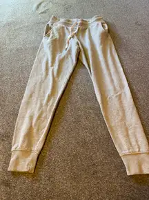 Active Gray Joggers With White Drawstrings ( M )