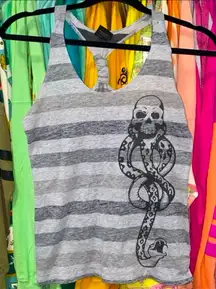 Universal studios Wizarding world harry potter death eater symbol tank top