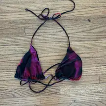 White Fox triangle bikini top