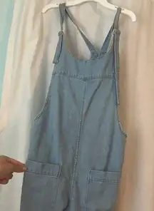 Womens denim overalls