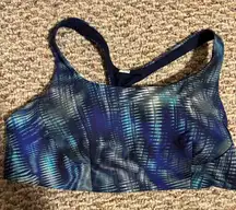 Lululemon Wunder Train Bra *Medium Support, C/D Shapeshifter Flux Blue- Size 12
