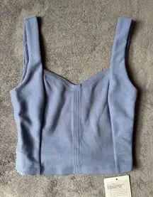 Lululemon Ribbed Softstreme Sweetheart Tank Top XS - Oasis Blue