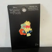 Loungefly Disney Winnie the Pooh Floral Enamel Pin