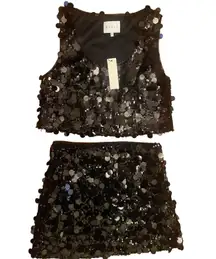 NWT Anthropologie Mable sequin skirt size medium