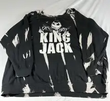 Nightmare Before Christmas Black Oversized Sweatshirt‎ Jack Skellington Size 6