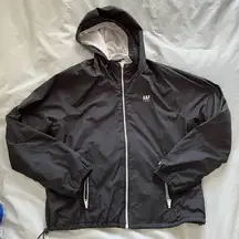 A&F black athletic jacket