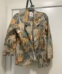 Animal Print Blazer