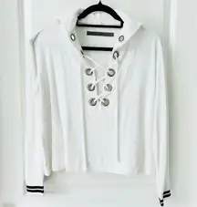 Enja Costa White Sailor Sweatshirt XS