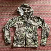 PROIS HUNTING REAL TREE CAMO WATERPROOF RAIN JACKET HOODED WOMENS