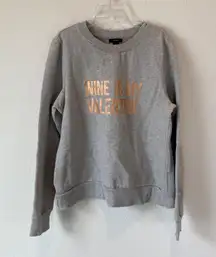 Wine Is My Valentine Sweatshirt Size Large