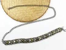Chico’s embellished chain belt‎