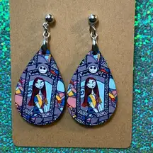 Sally Stitches, Nightmare Before Christmas, Dangle Pierced Earrings
