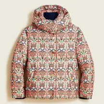 NWT J.Crew Flurry Puffer Jacket in Liberty May Nouveau Print PrimaLoft XL