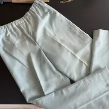 Beautiful light blue handmade vintage ladies dress pants