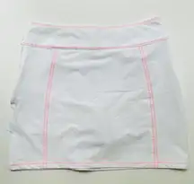 Antigua Skort Golf White Pink Size 8