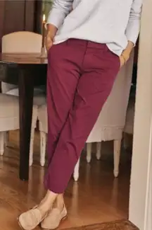Frank & Eileen Wicklow The Italian Chino in Oxblood Size 2