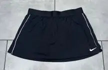 Nike EUC  Black Athletic Tennis Mini Skirt w/ Built In Shorts - Size Large