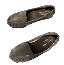 Skechers Brown Suede Relaxed Fit Bikers
Pedestrian Slip-on Loafers size 9.5