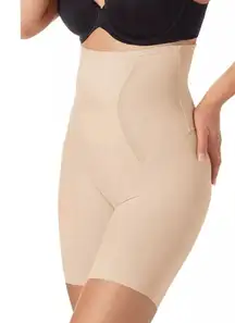 Maidenform S Firm Foundations High-Waisted Thigh Slimmer DM5001 Latte size 3XL N
