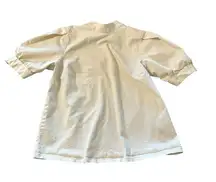 Who What Wear balloon sleeve cream colored blouse size XS