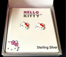 NIB  earrings studs sterling silver new Sanrio