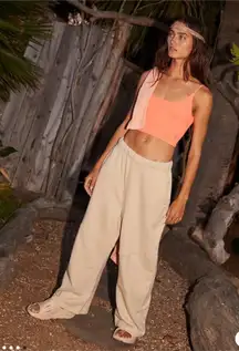 Free People Movement Free People Settle The Score pants Size XS In Ivory